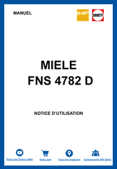 Miele FNS 4782 Serie Mode D'emploi