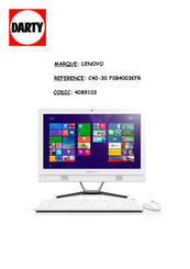 Lenovo F0B4003KFR Guide D'utilisation