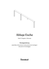 Ehrenkind Ablage Esche Instructions De Montage