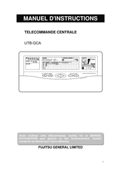 Fujitsu UTB-GCA Manuel D'instructions