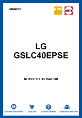 LG GSLC40EPSE Manuel Du Propriétaire