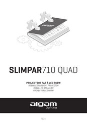 Algam Lighting SLIMPAR 710 QUAD Manuel D'instructions