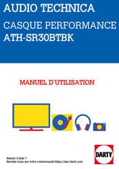 Audio-Technica ATH-SR30BTBK Manuel De L'utilisateur