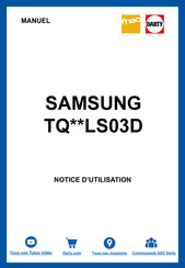 Samsung TQ LS03D Serie Guide Utilisateur