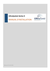 Ultrasonic UltraSystem II Serie Manuel D'installation