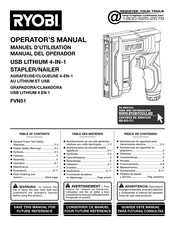 Ryobi FVN51 Manuel D'utilisation