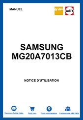 Samsung MG20A7013C Série Manuel D'utilisation