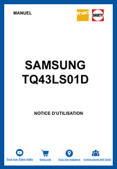 Samsung TQ43LS01D Guide Utilisateur