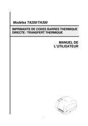 Auto ID Technology TA300 Manuel De L'utilisateur