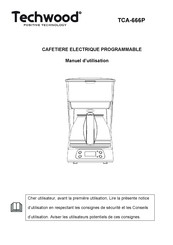 TECHWOOD TCA-666P Manuel D'utilisation