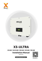 SolaX Power X3-ULTRA X3-ULT-15K Manuel D'installation