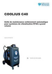 wigam COOLIUS C40 Mode D'emploi