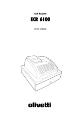 Olivetti ECR 6100 Guide Usager