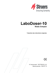 Struers LaboDoser-10 Mode D'emploi