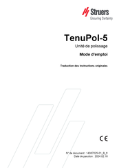 Struers TenuPol-5 Mode D'emploi