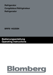 Blomberg BRFB 1452SSN Instructions D'opération