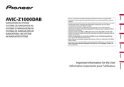 Pioneer AVIC-Z1000DAB-C Information Importante Pour L'utilisateur