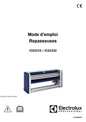 Electrolux Professional IC63320 Mode D'emploi