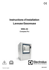 Electrolux Professional Compass Pro WB6-50 Instructions D'installation