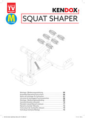 Kendox Squat Shaper Notice De Montage Et D'utilisation