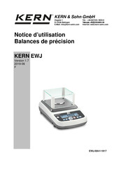 KERN EWJ 6000-1SM Notice D'utilisation