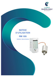 Lamy Rheology RM 100i Notice D'utilisation