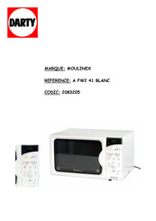 Moulinex A FW2 41 Mode D'emploi