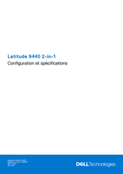 Dell Latitude 9440 2-in-1 Configuration Et Spécifications