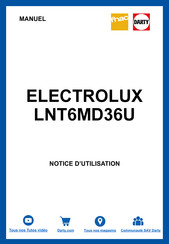 Electrolux LNT6MD36U Notice D'utilisation