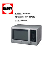 Whirlpool MWD 307 Mode D'emploi