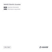 NAVEE N65i Information Importante Pour L'utilisateur