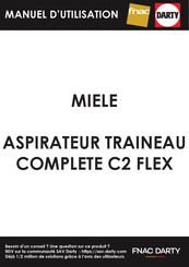 Miele COMPLETE C2 FLEX Mode D'emploi