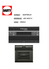 Electrolux ARTHUR MARTIN AOC 66312 K Notice D'utilisation