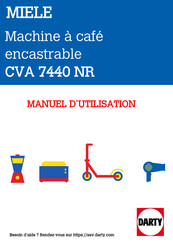 Miele CVA 7440 NR Mode D'emploi Et Instructions De Montage