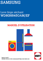 Samsung WD80N645OAM/EF Manuel D'utilisation