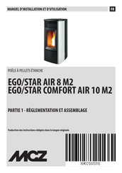 MCZ STAR AIR 8 M2 Manuel D'installation Et D'utilisation