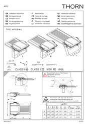 Thorn AFP2 S Notice De Montage