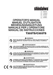 Shindaiwa C303TS Manuel D'utilisation