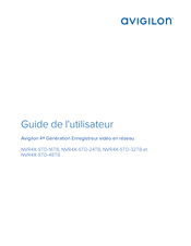 Avigilon NVR4X-STD-24TB Guide De L'utilisateur