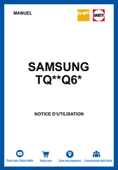 Samsung TQ Q6 Serie Guide Utilisateur