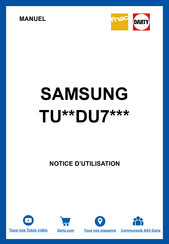 Samsung TU DU7 Serie Guide Utilisateur