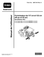 Toro SprayMaster Max 34243 Manuel De L'utilisateur