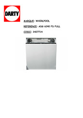 Whirlpool ADG 6240 FD Guide De Consultation Rapide