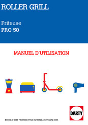 Roller Grill PRO 50 Notice D'installation Et D'utilisation