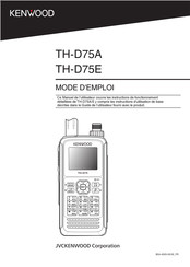 Kenwood TH-D75E Mode D'emploi