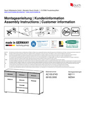 Rauch Boston-Extra M2111 Instructions De Montage