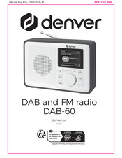 Denver DAB-60DW Mode D'emploi