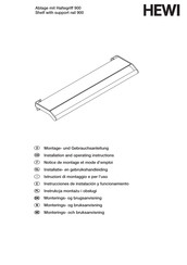 Hewi 900.03.000XA Notice De Montage Et Mode D'emploi