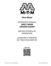 Mi-T-M Corporation CM-3000-0MMB Mode D'emploi