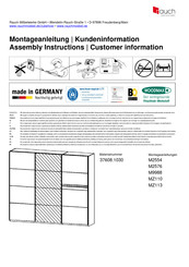 Rauch Toma 37608.1030 Instructions De Montage